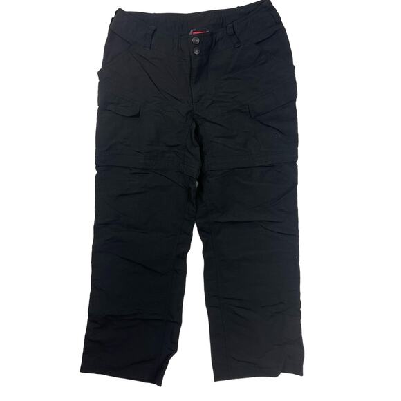 The North Face Women's‎ Convertible Pants Black Nylon Size 10 - Picture 1 of 7